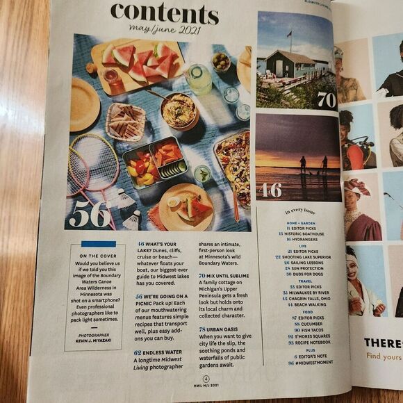 3 Midwest Living Magazine Lot 2021 Jan-June Travel SD, Iowa Back Issues - Picture 5 of 6